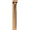 Ekena Millwork Thorton Block Smooth Bracket w/ Offset Brace, Western Red Cedar, 3 1/2"W x 16"D x 24"H BKT0402X16X24THR05SWR - alternate 2